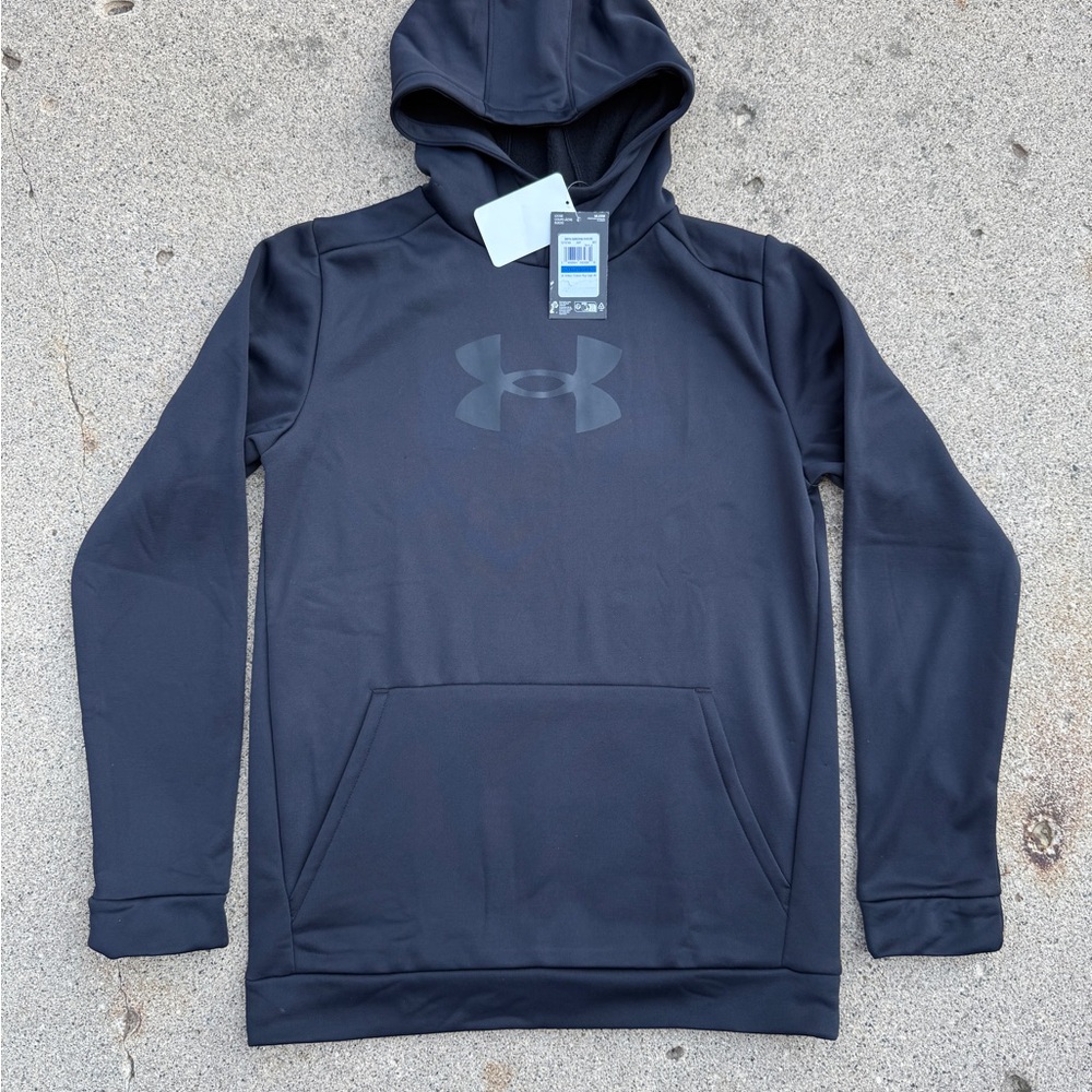 Under Armour Boys Fleece Big Logo Hoodie - NWT!